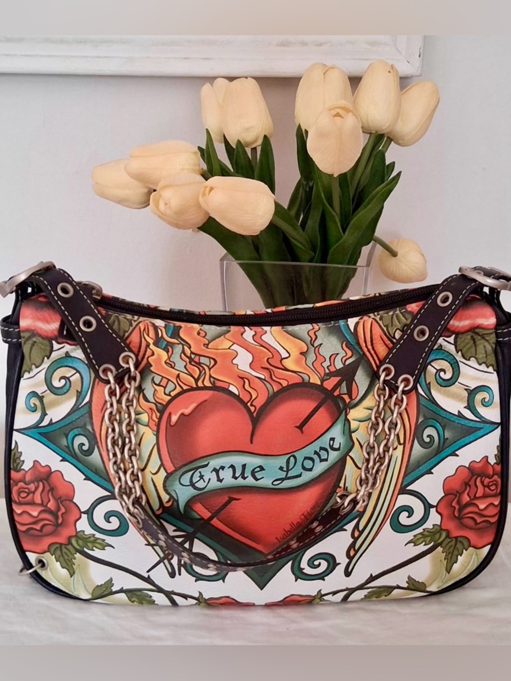 ISABELLA FIORE Y2K TRUE LOVE SHOULDER BAG